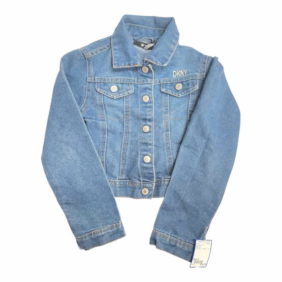 DKNY (A) Blue Toddler Size 5 Girl's Jacket Denim