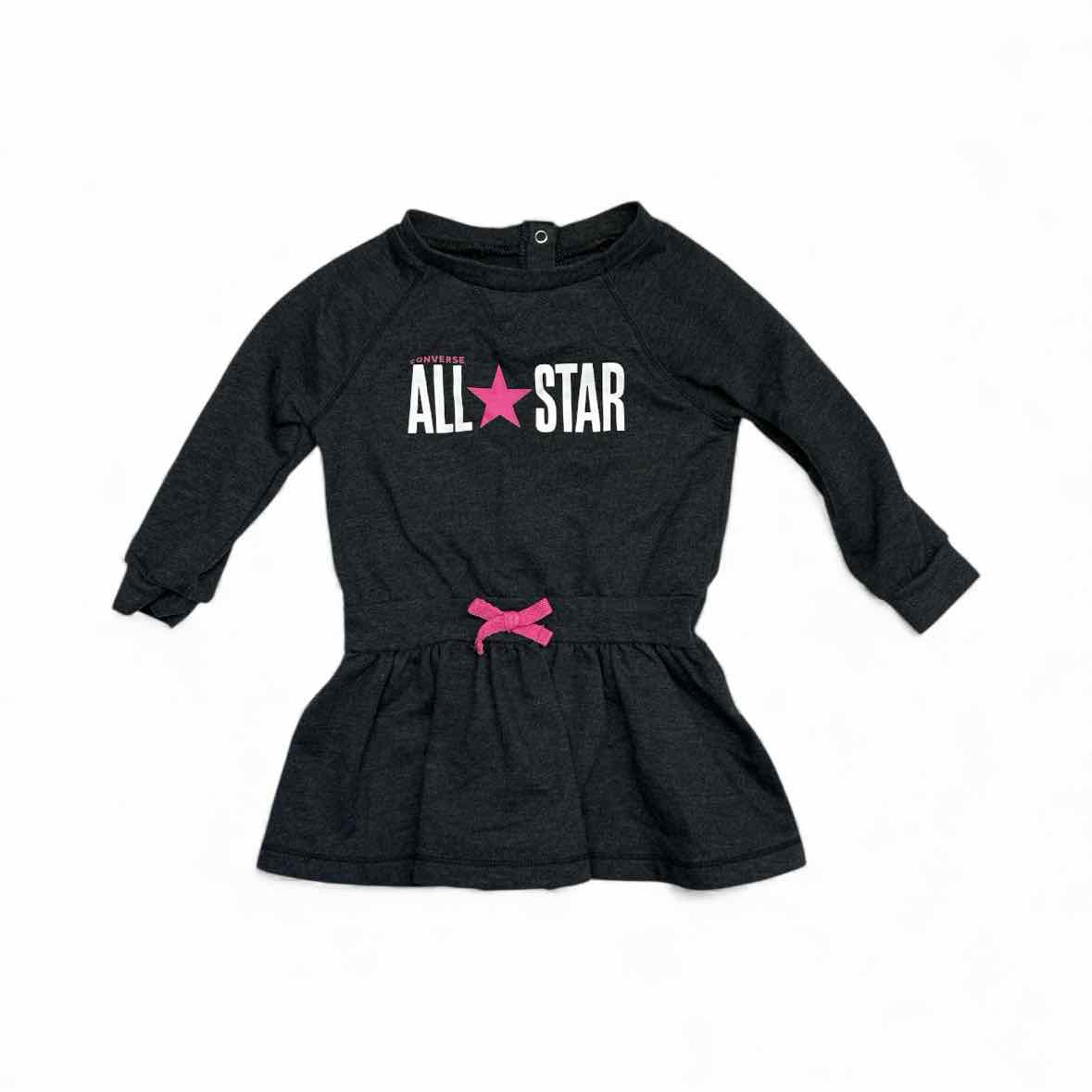 Converse All Star (B) Grey Infant Size 18 MO CasualDress