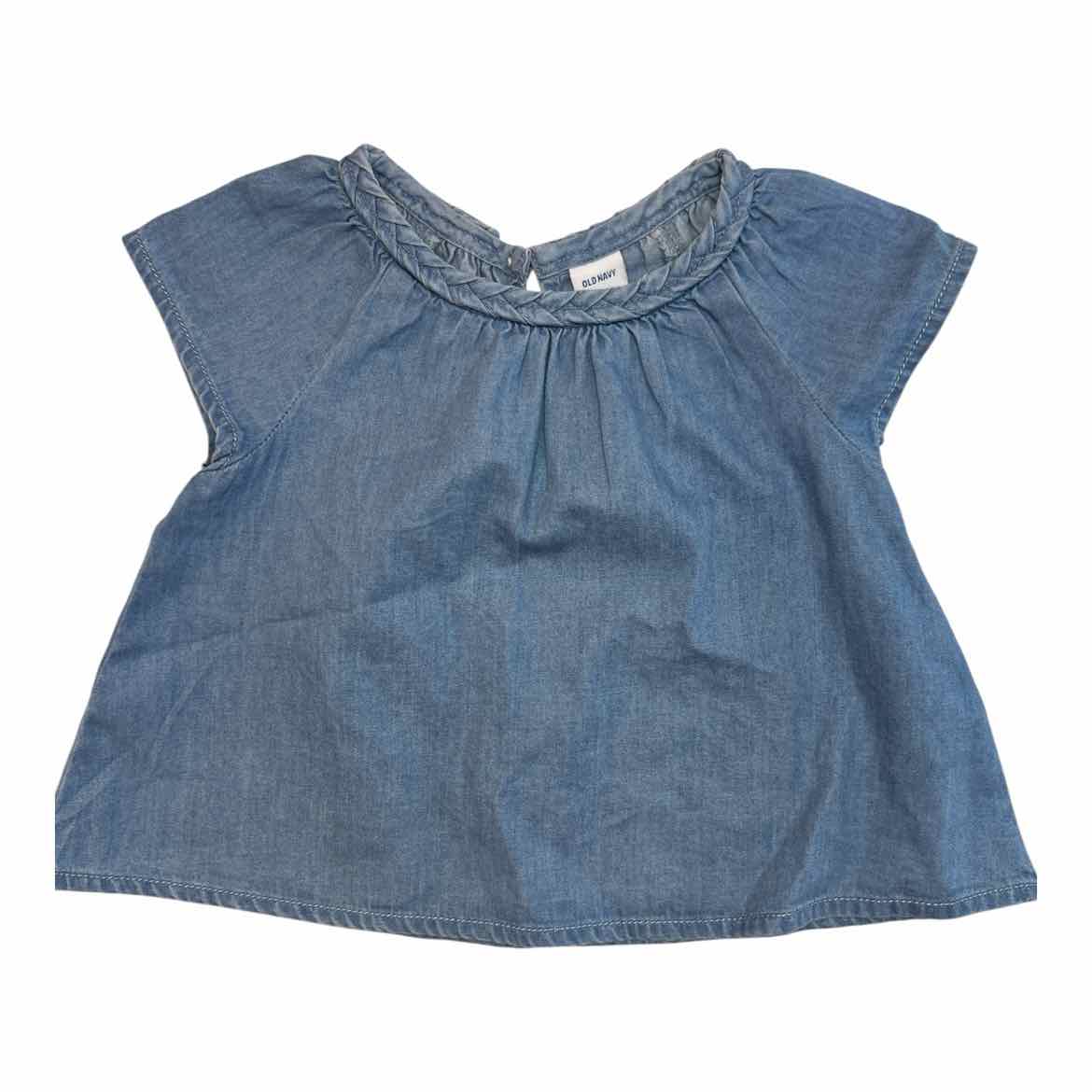 Old Navy (C) Blue Infant Size 3-6 MO Girl's SSTop