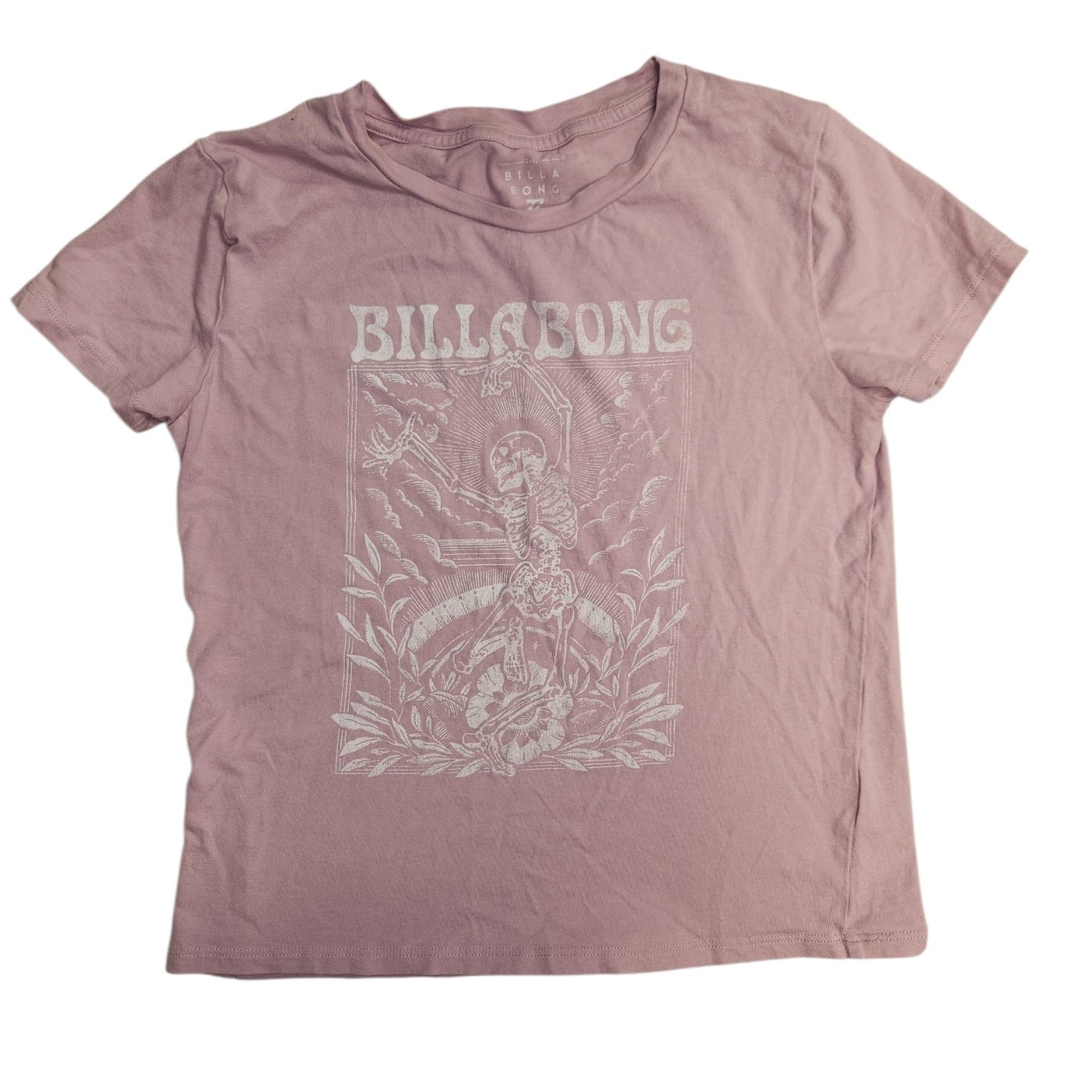 Billabong Kids (B) Pink Youth Size 10-11 Girl's SSTopBasic