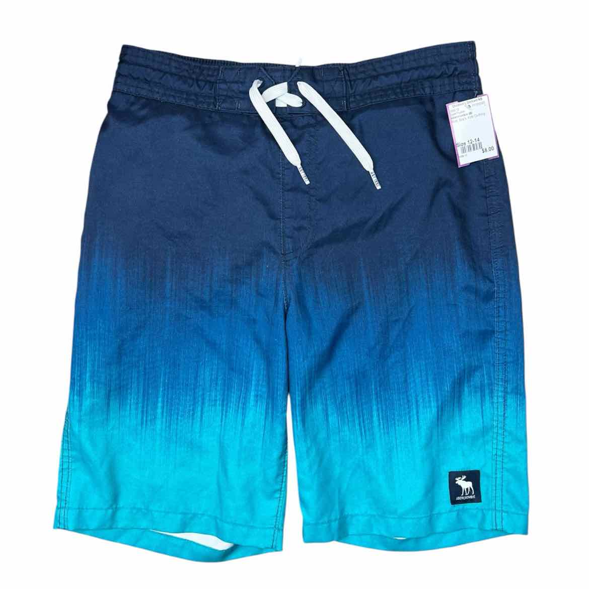 Abercrombie (B) Blue Youth Size 12-14 SwimTrunks