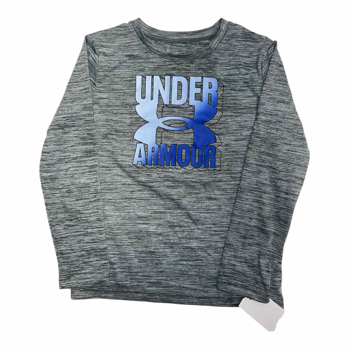 Under Armour (B) Grey Youth Size 6 Boy's AthleticTopLS