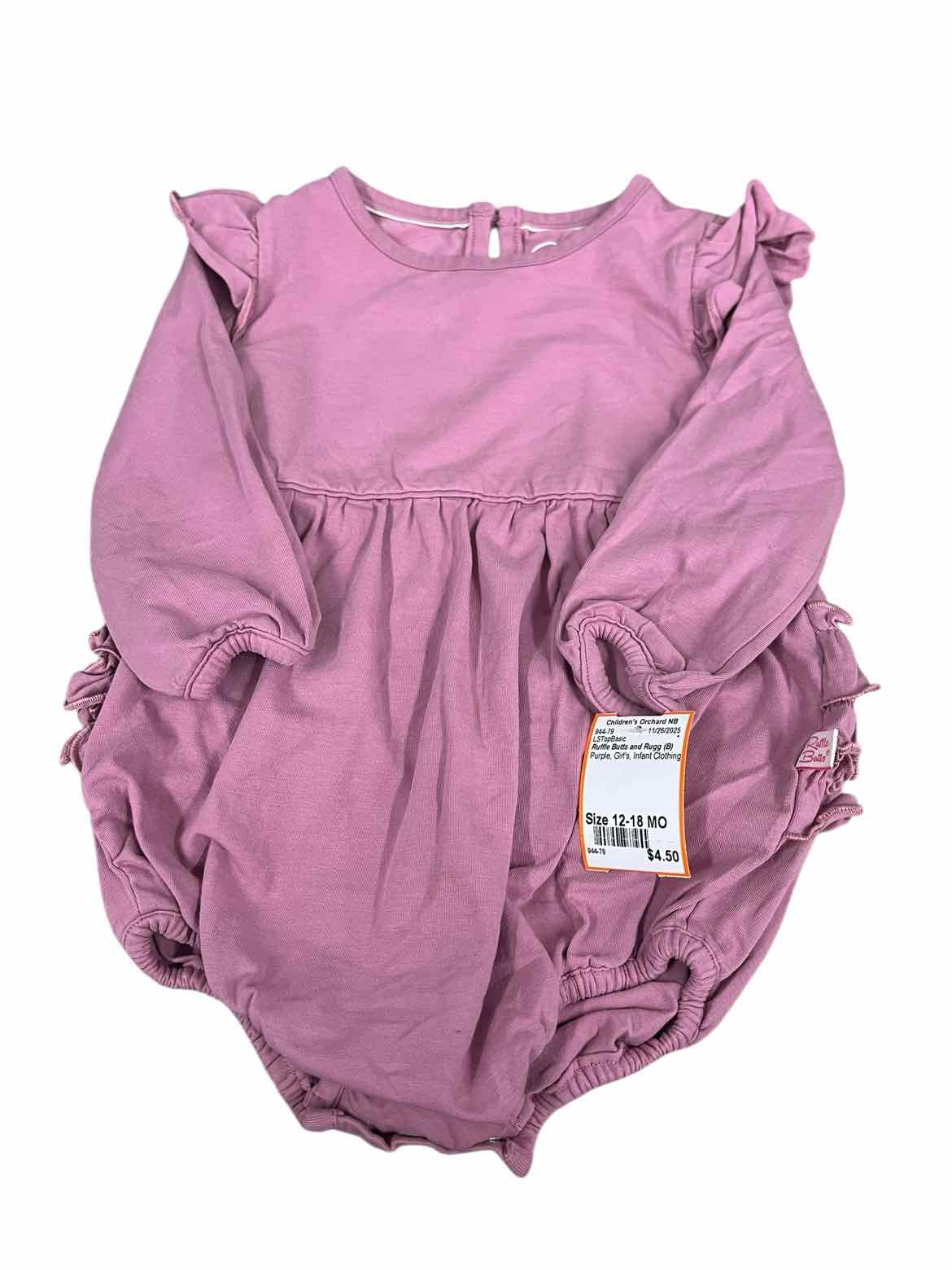 Ruffle Butts and Rugg (B) Purple Infant Size 12-18 MO Girl's LSTopBasic