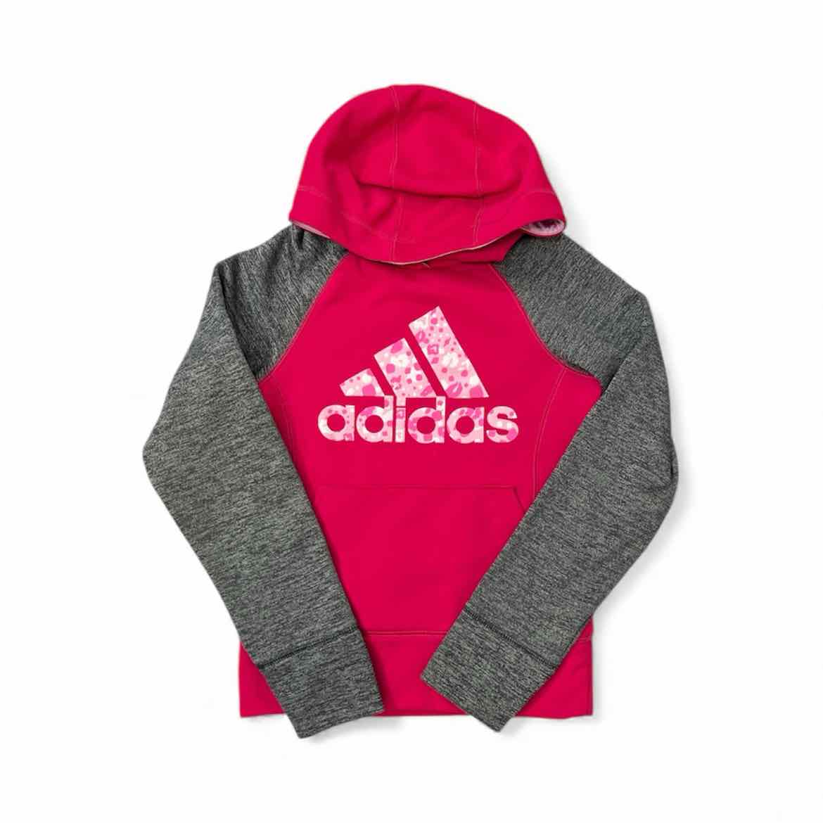 Adidas (B) Pink Youth Size 7-8 Sweatshirt