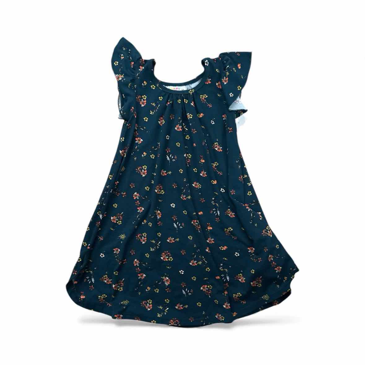 Dot Dot Smile (C) Green Print Toddler Size 3T CasualDress
