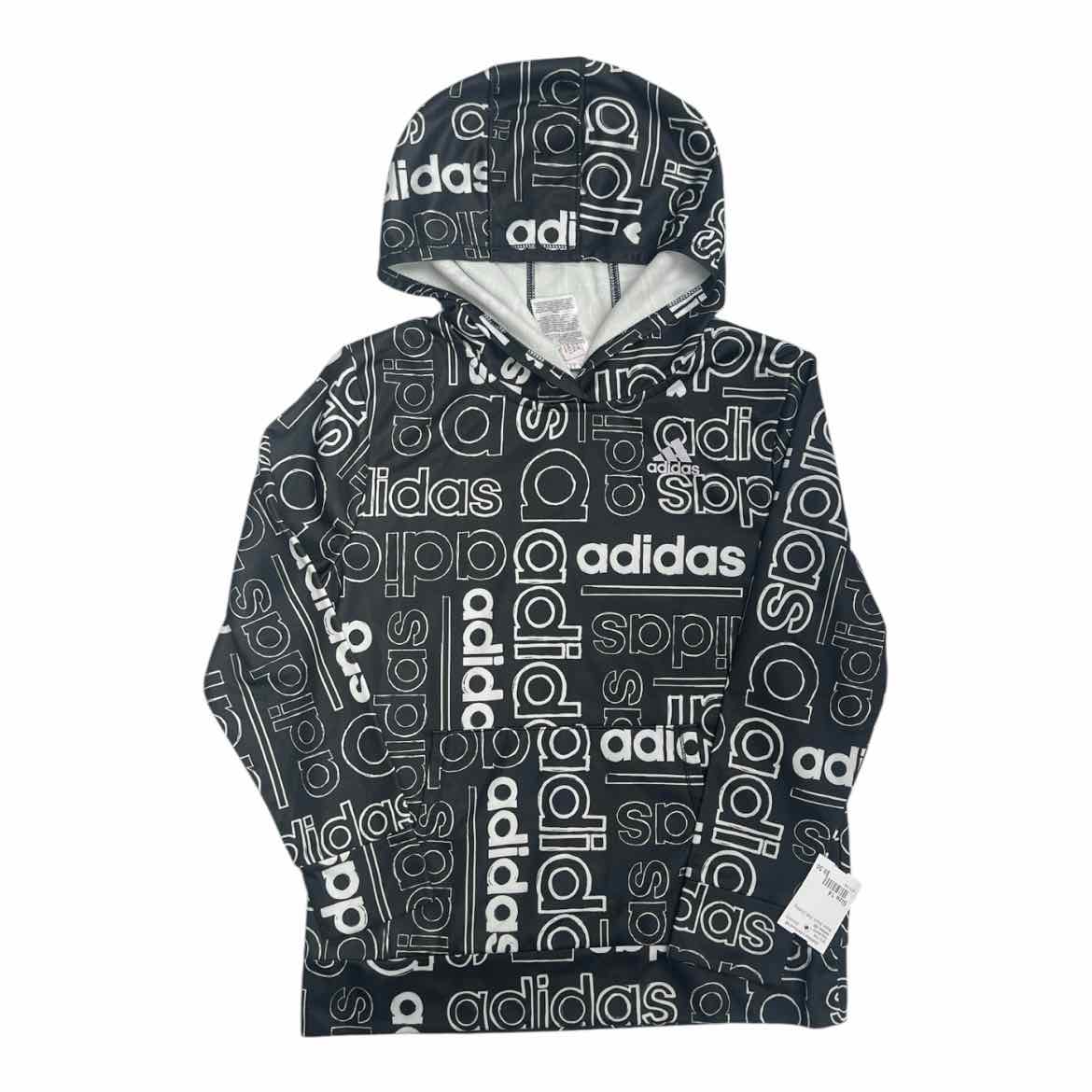 Adidas (B) Black Youth Size 14 Boy's Sweatshirt
