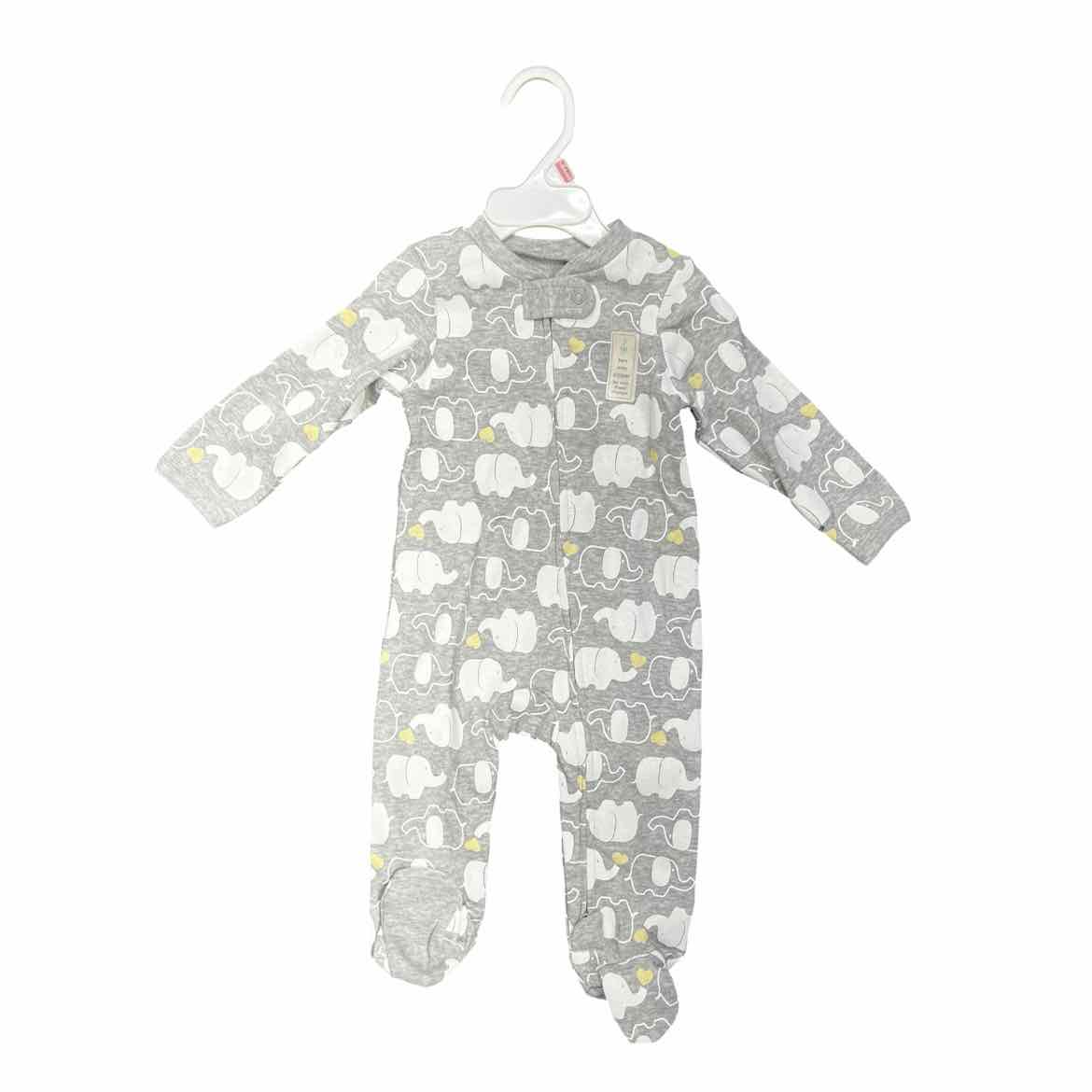 Lullaby Lane (C) Grey print Infant Size 6-9 MO Boy's 1PCSleepwear