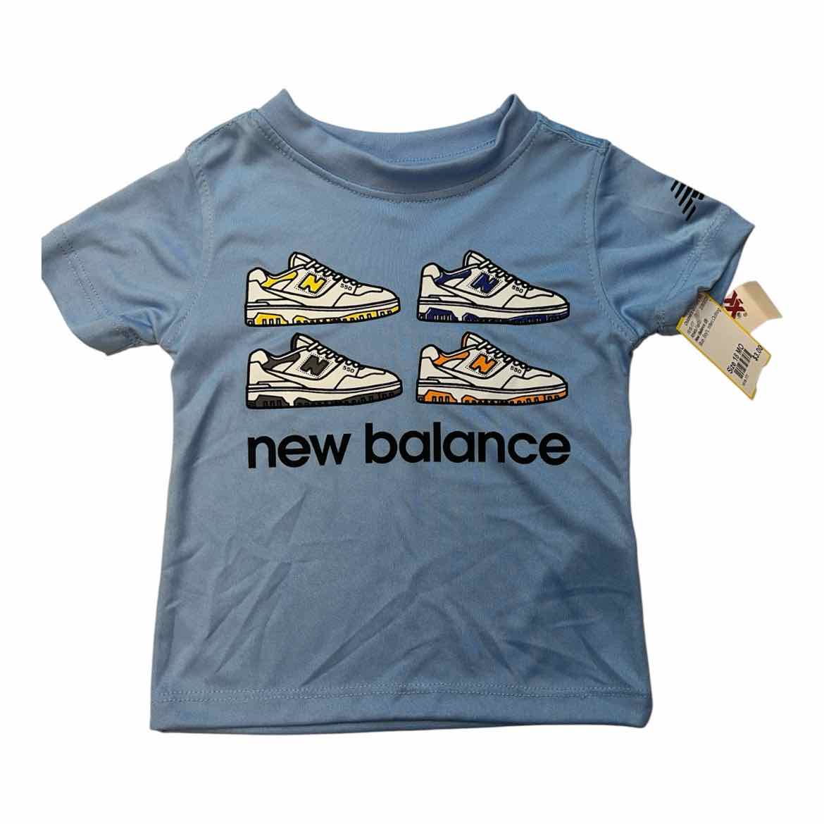 New Balance (B) Blue Infant Size 18 MO Boy's AthleticTopSS