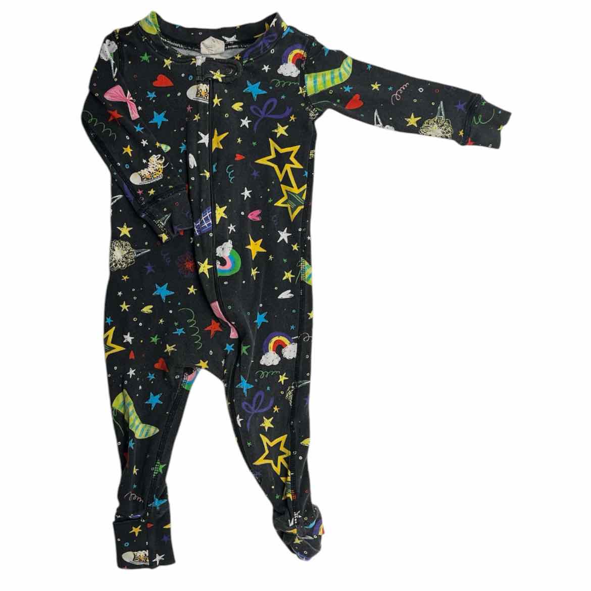 Monica & Andy Black Print Infant Size 12-18 MO Boy's 1PCSleepwear