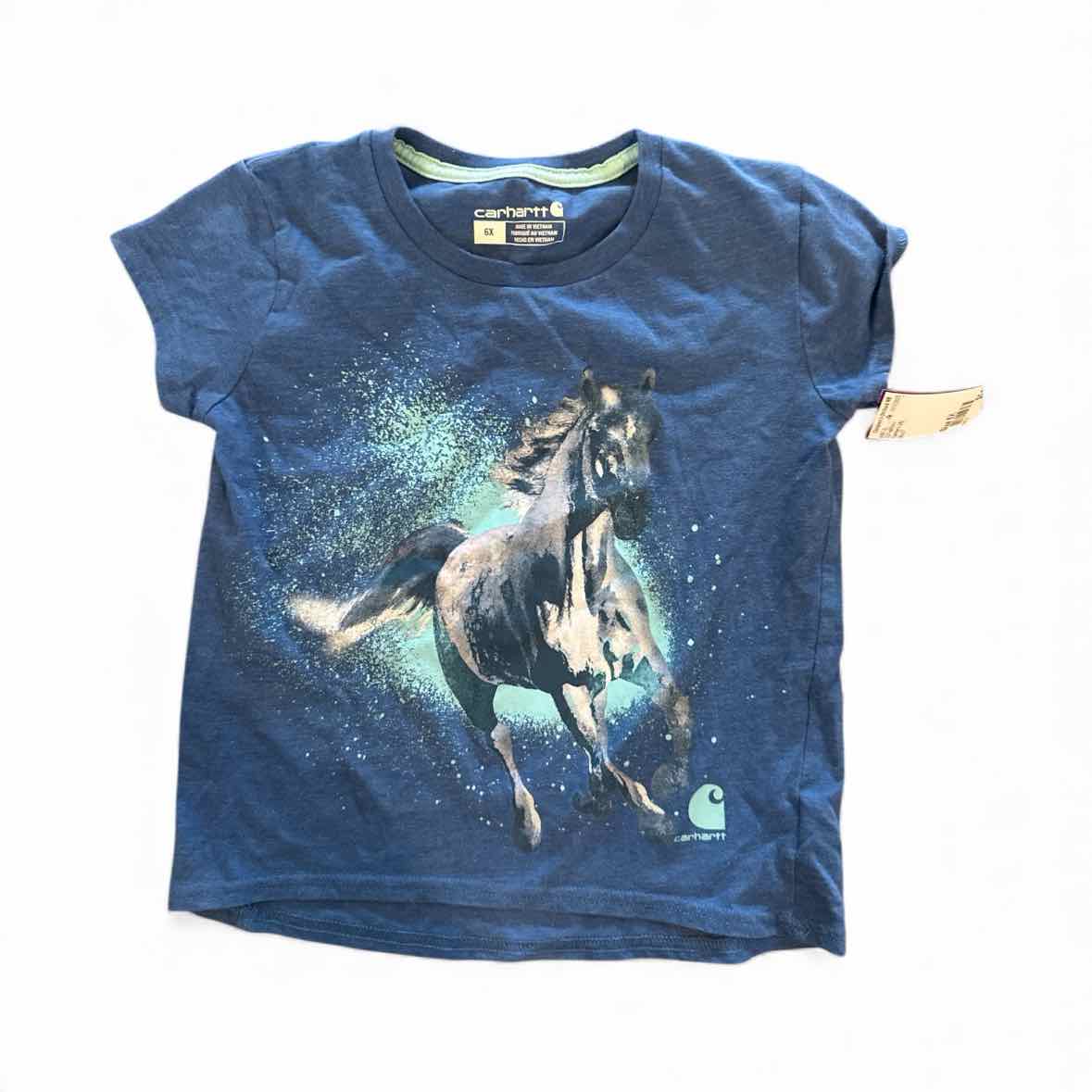 Carhartt (A) Blue Youth Size 6X SSTopBasic