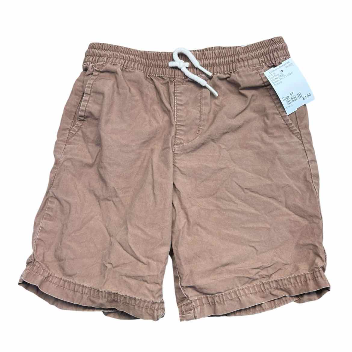 Old Navy (C) Brown Toddler Size 5T Boy's ShortCargo