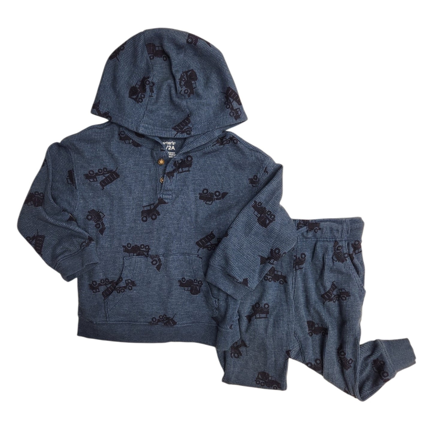 Carters (C) Blue Toddler Size 2T Boy's 2PCCasual