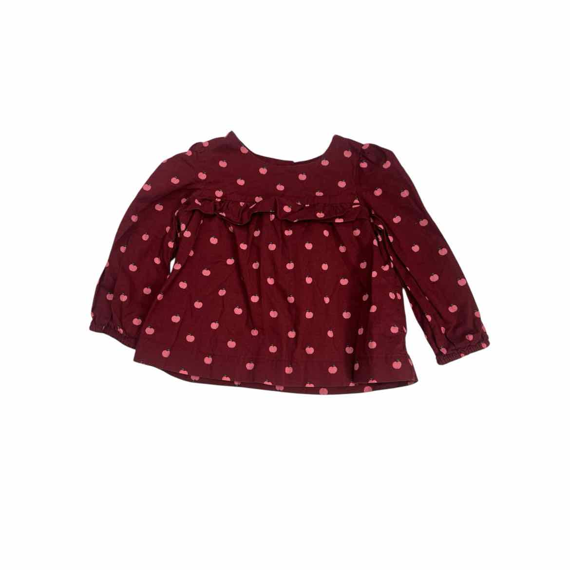 Gap (B) Maroon Infant Size 12-18 MO LSTop