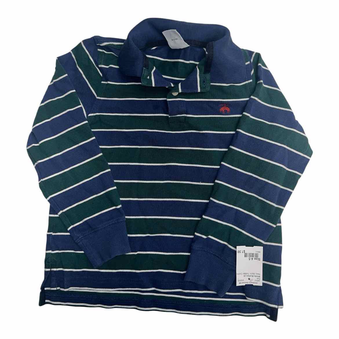 Brooks Brothers (A) Navy Toddler Size 4-5 Boy's Polo