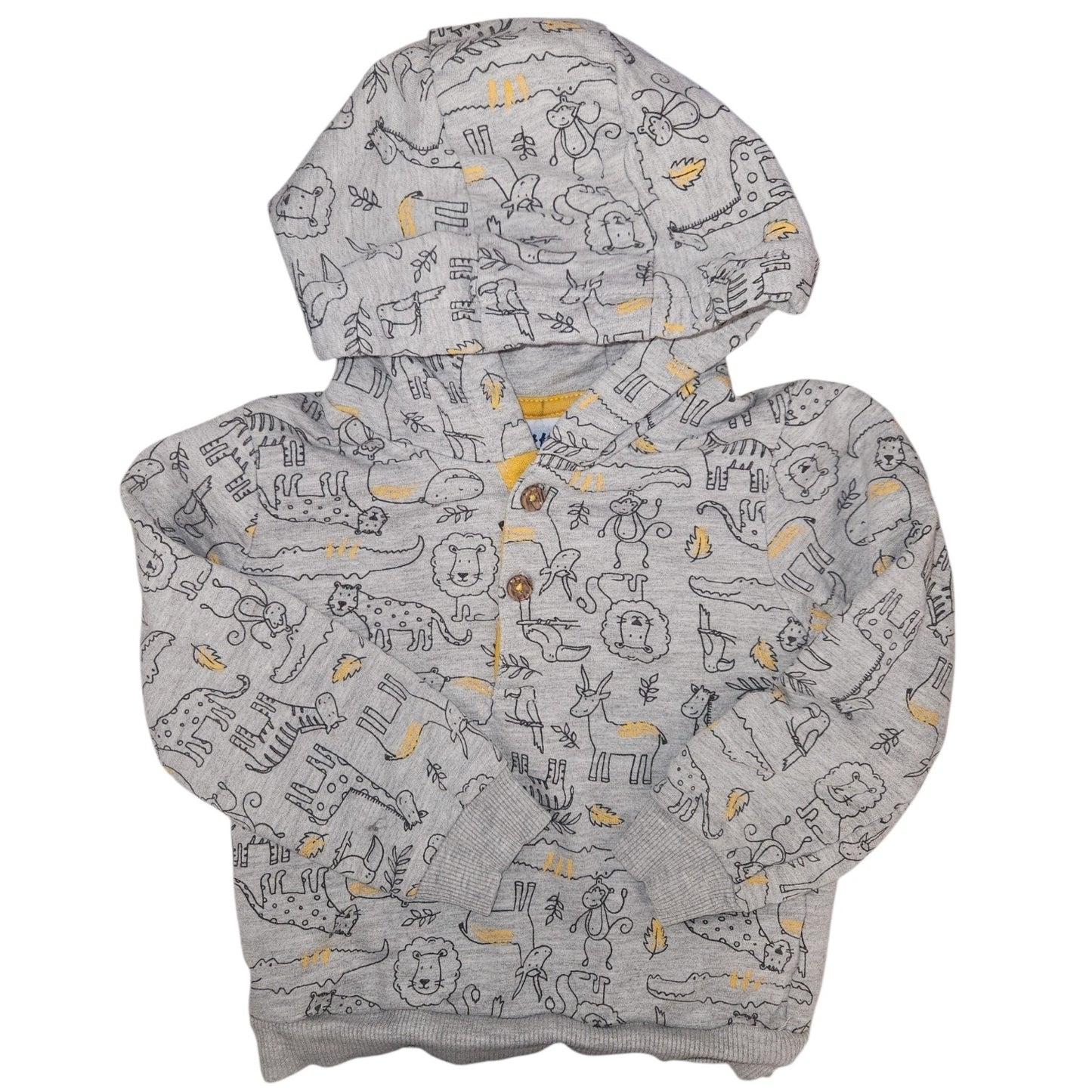 Little Lad (C) Grey print Toddler Size 3T Boy's Sweatshirt