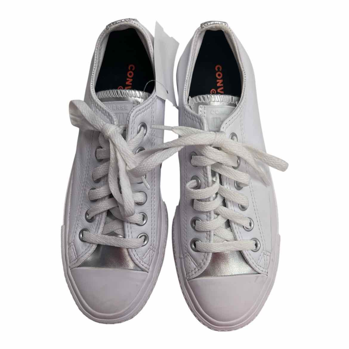 Converse All Star (B) White Youth Shoe Size 5 (Youth) Girl's Casual Shoes