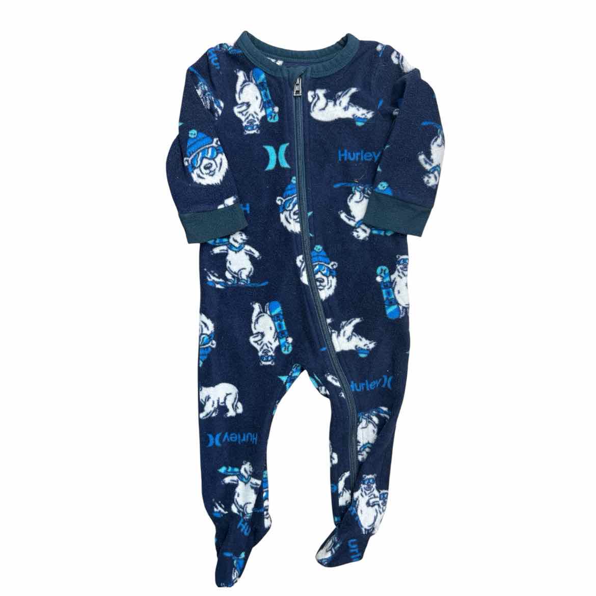 Hurley (B) Navy Infant Size 9 MO Boy's 1PC Casual