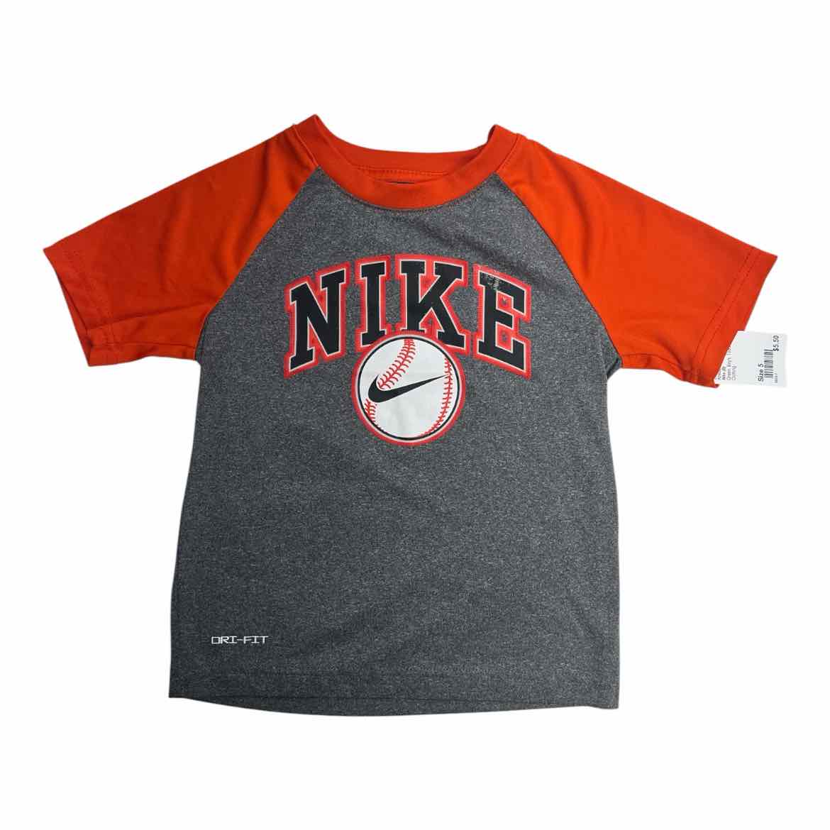 Nike (B) Green Toddler Size 5 Boy's AthleticTopSS