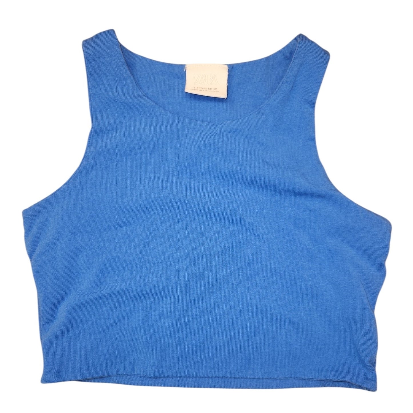 Zara (B) Blue Youth Size 8-9 Girl's TankTopBasic