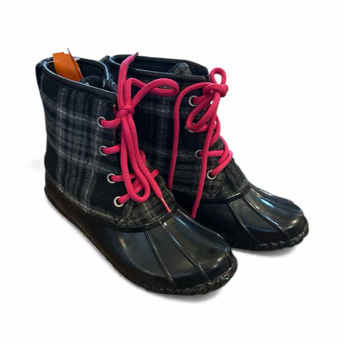 D Brand Black Youth Shoe Size 1 (Youth) RainBoots