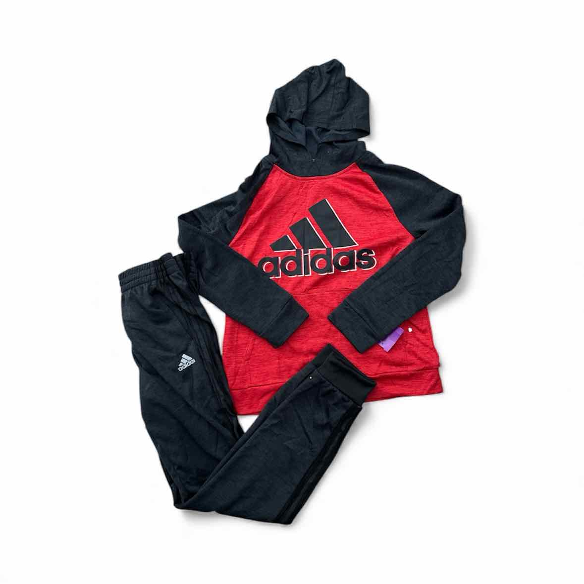 Adidas (B) Grey Youth Size 14-16 2PCAthleticPantSuit