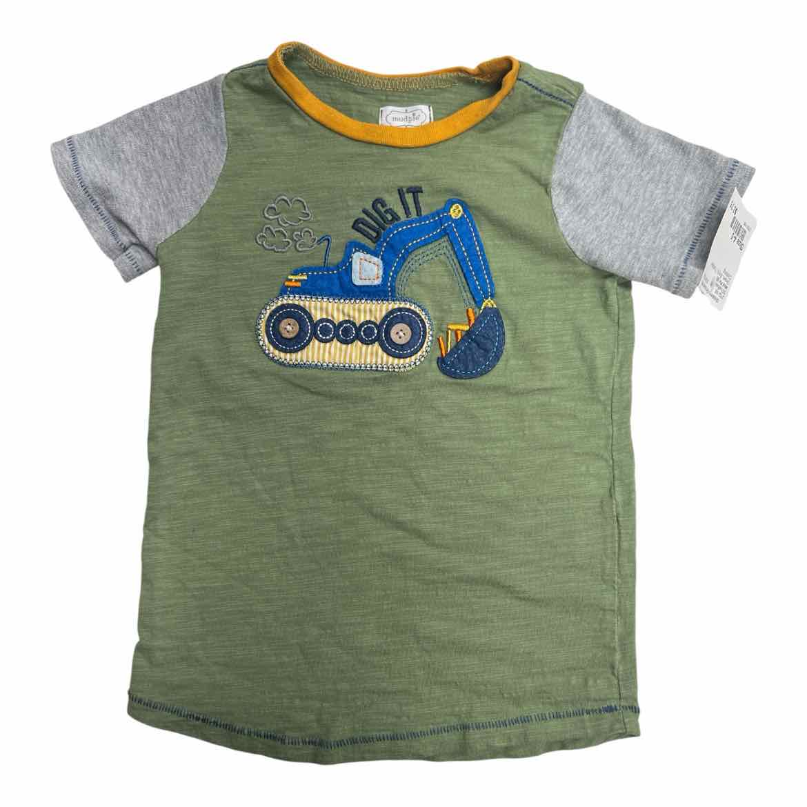 Mud Pie (B) Green Toddler Size 4-5 Boy's SSTopBasic