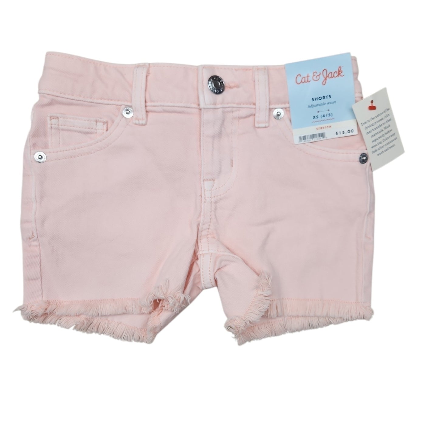 Cat and Jack (D) Pink Toddler Size 4-5 Girl's ShortDenim