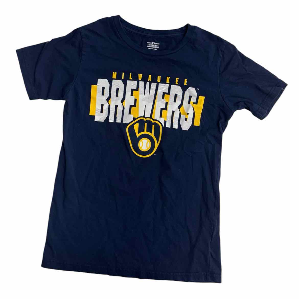 Genuine Merchandise (A) Navy Youth Size 12-14 Boy's SSTopBasic