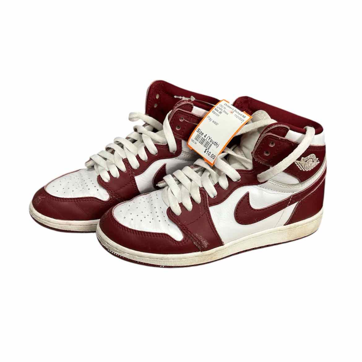 Nike (B) Maroon Youth Shoe Size 4 (Youth) Athletic Shoes