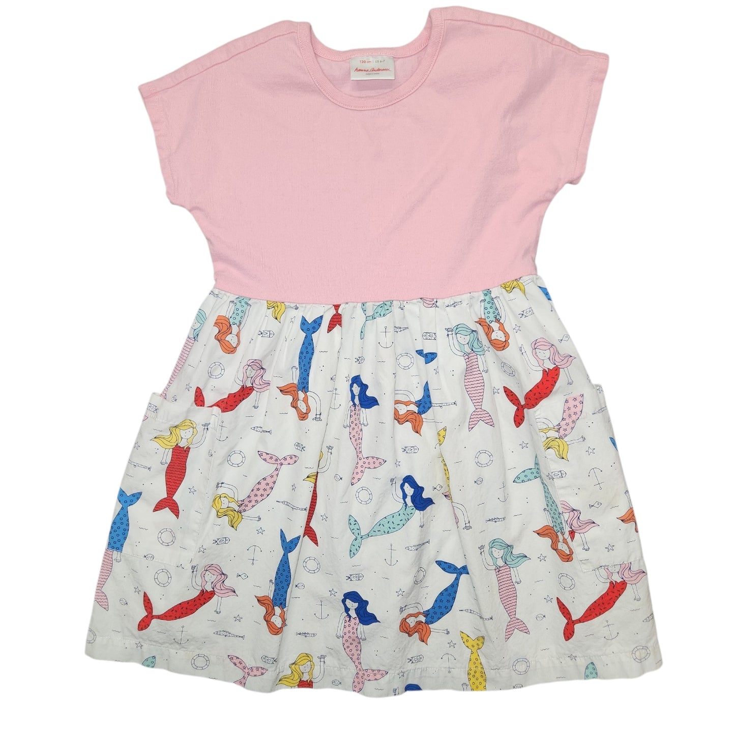 Hanna Andersson (A) Pink Youth Size 6-7 Girl's CasualDress