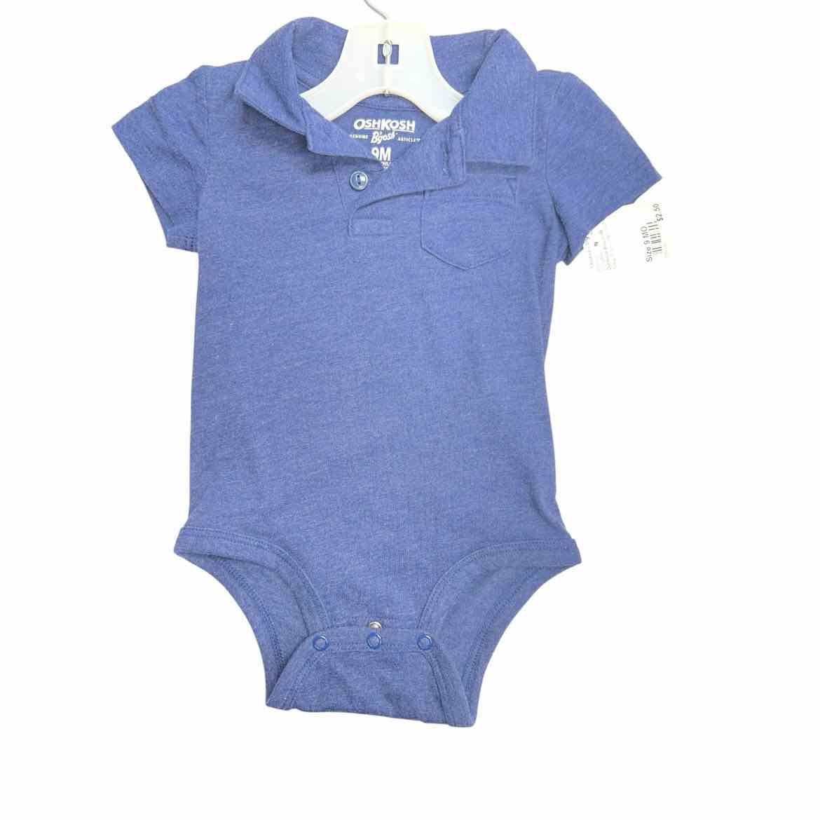OshKosh BGosh (B) Navy Infant Size 9 MO Boy's SSTopBasic