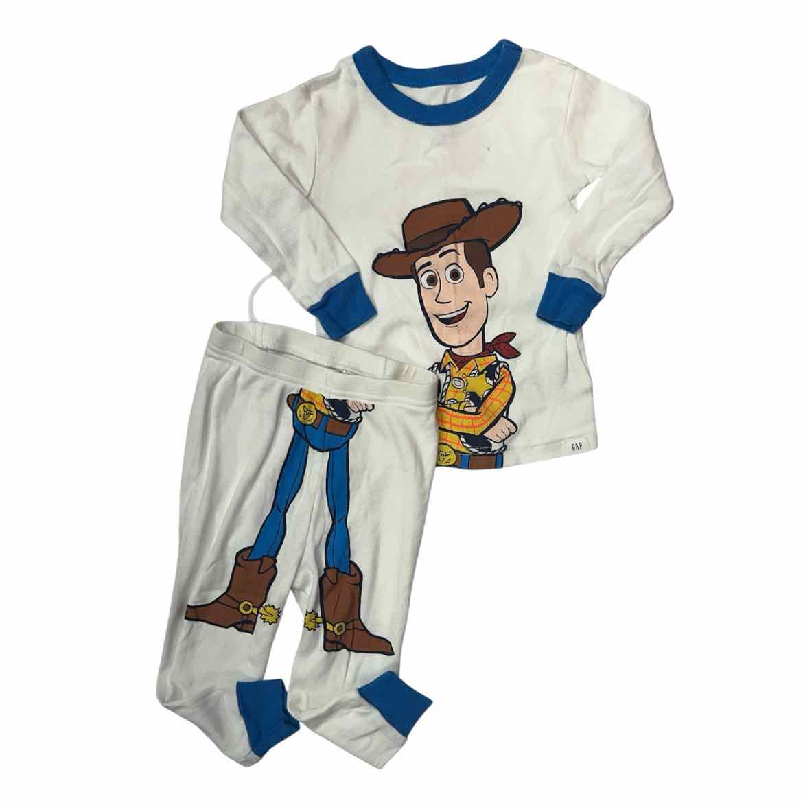 Gap (B) White Infant Size 12-18 MO Boy's 2PCSleepwear