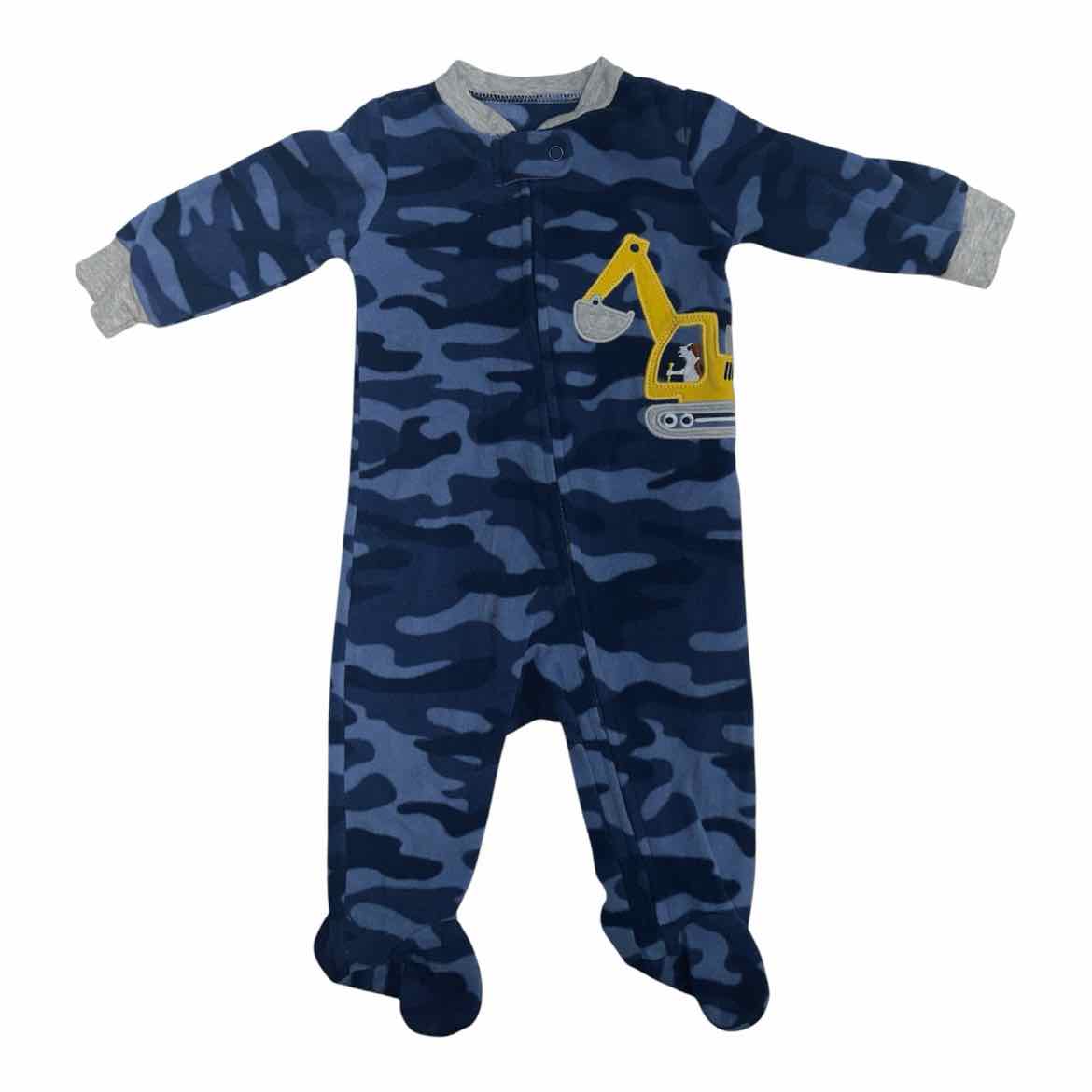 Carters (C) Blue Print Infant Size 6 MO Boy's 1PCSleepwear