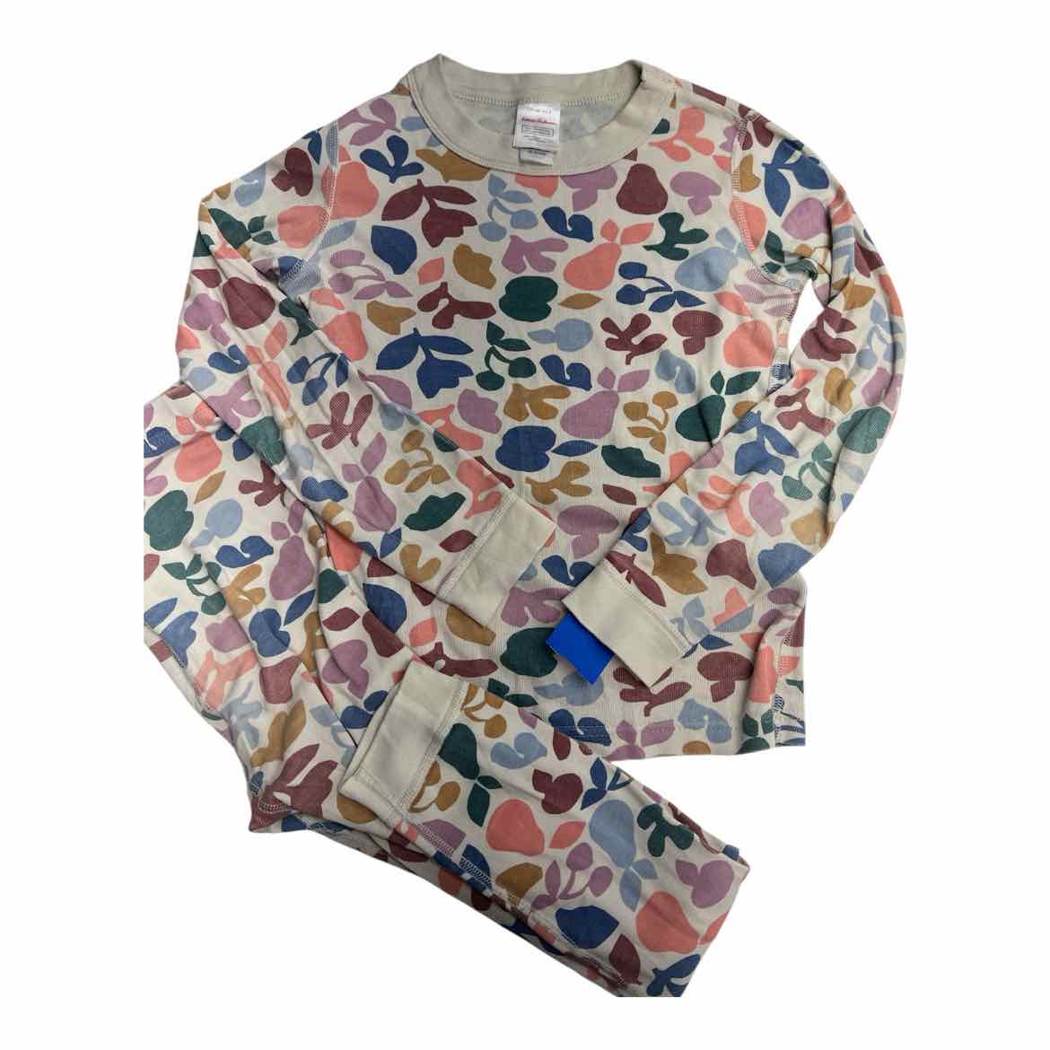 Hanna Andersson (A) White Print Youth Size 8 Girl's 2PCSleepwear