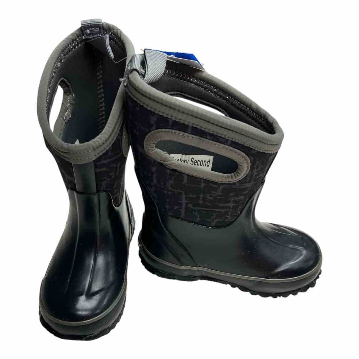Bogs (A) Black Toddler Shoe Size 8 (Toddler) Boy's WinterBoots