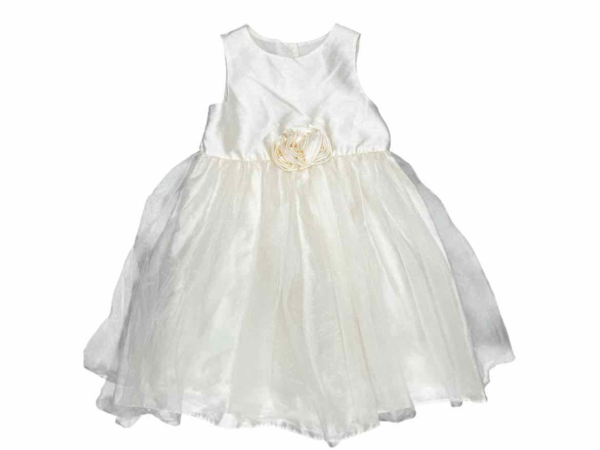 Marmellata (B) Ivory Toddler Size 4T Girl's PartyDress