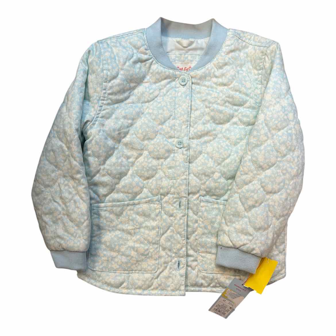 Cat and Jack (D) Sky Blue Toddler Size 5T Girl's Jacket Light