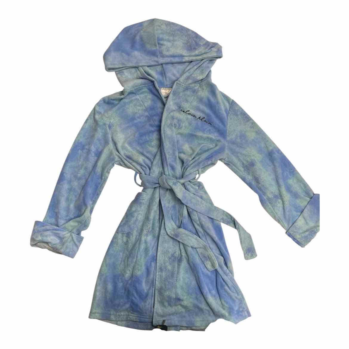 Calvin Klein (B) Blue Youth Size 10-12 Bathrobe
