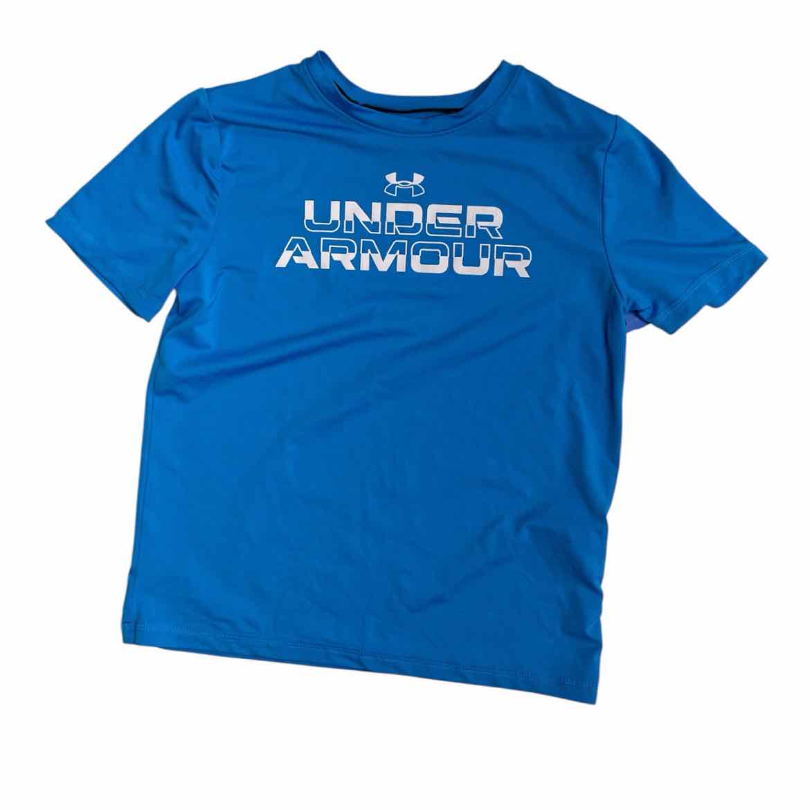 Under Armour (B) Blue Youth Size 8 Boy's SwimTop