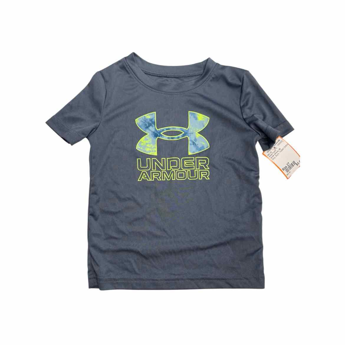 Under Armour (B) Grey Toddler Size 2T Boy's AthleticTopSS