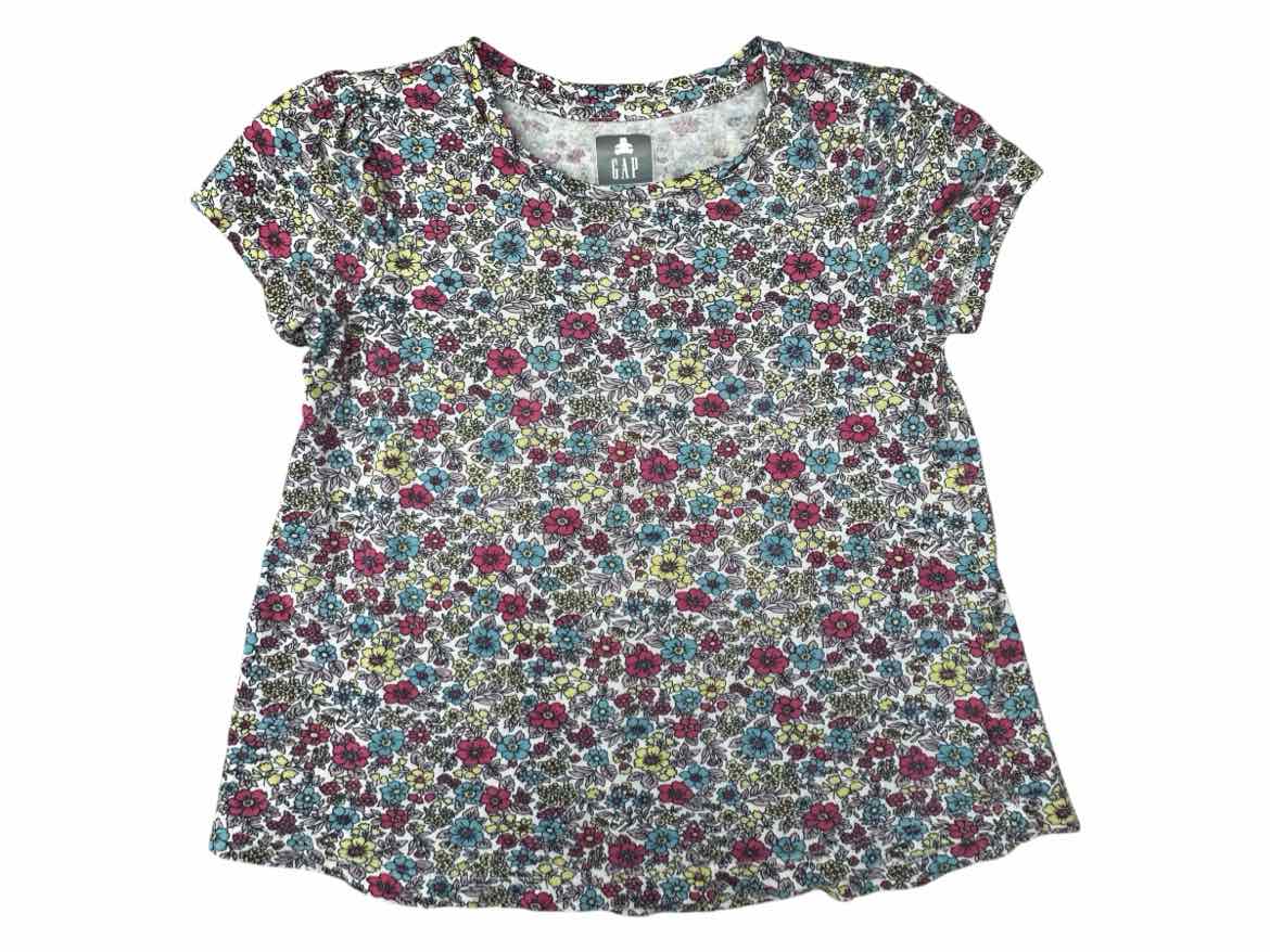 Gap (B) Floral Toddler Size 4 Girl's SSTopBasic