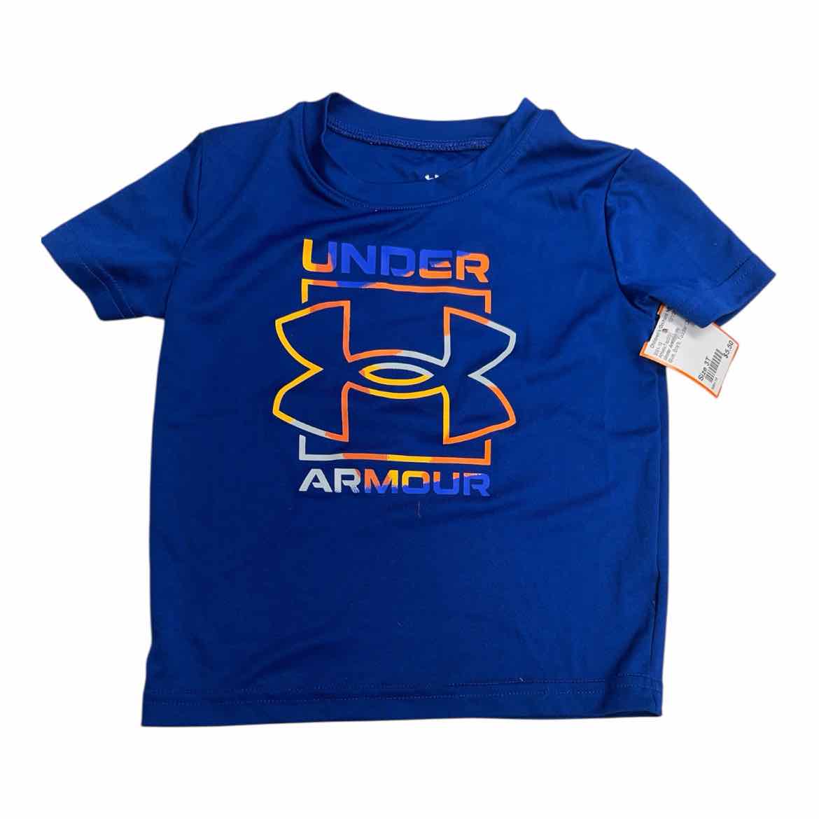 Under Armour (B) Blue Toddler Size 3T Boy's AthleticTopSS