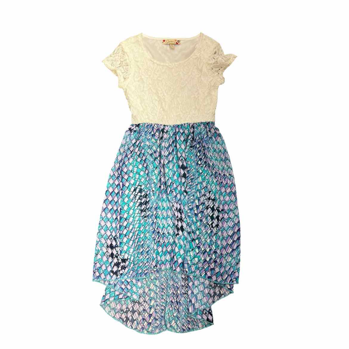 Speechless (B) Blue Youth Size 8 Girl's CasualDress
