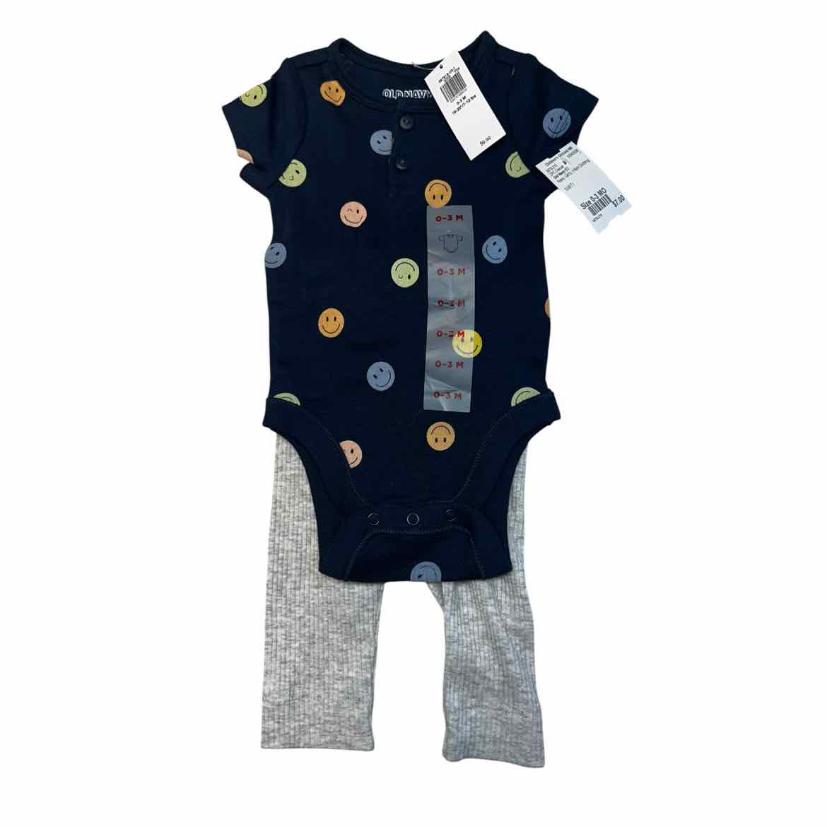 Old Navy (C) Navy Infant Size 0-3 MO Girl's 2PC Casual