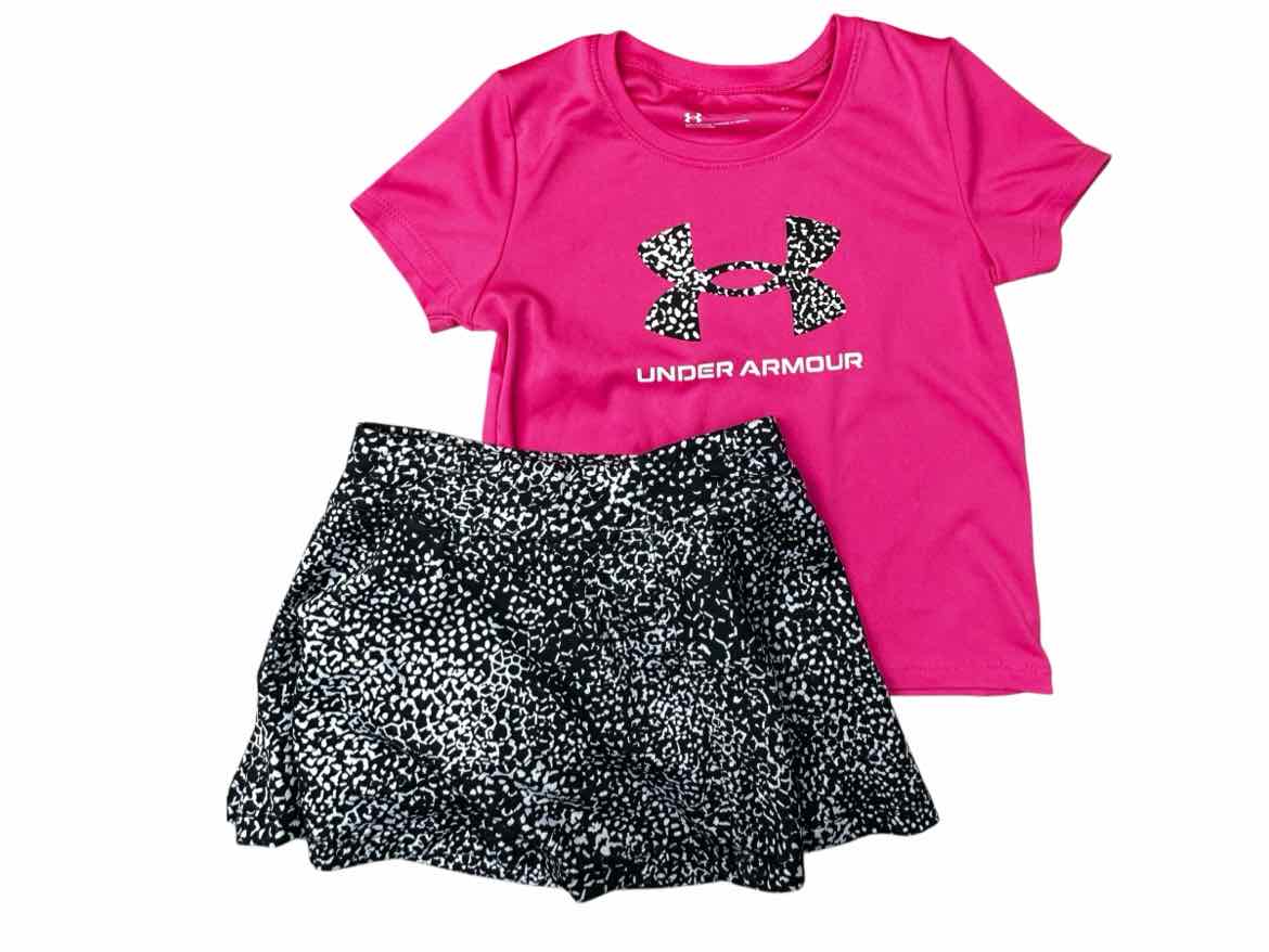 Under Armour (B) Pink Toddler Size 4T Girl's 2PCCasual