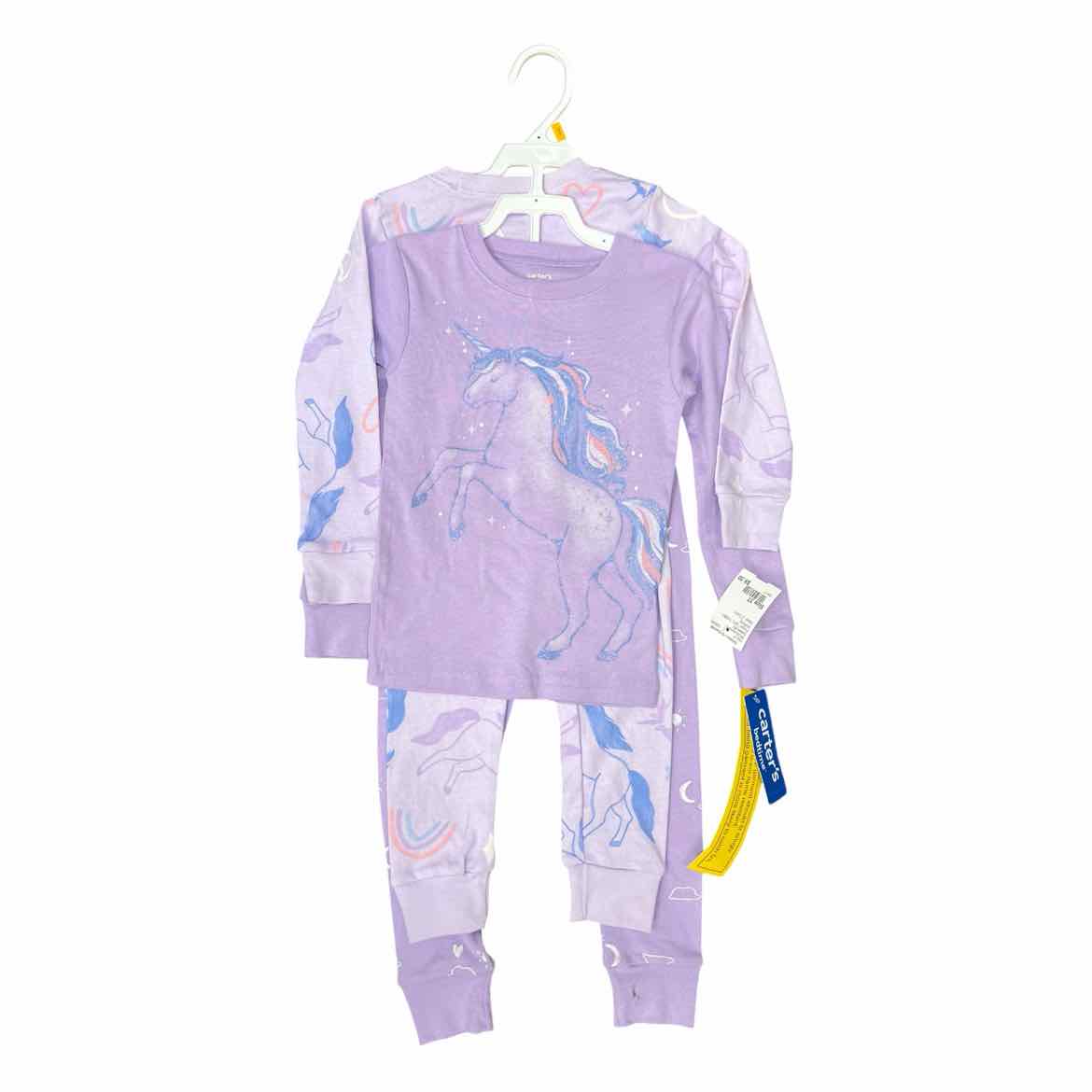 Carters (C) Purple Toddler Size 3T Girl's 3PCSleepwear