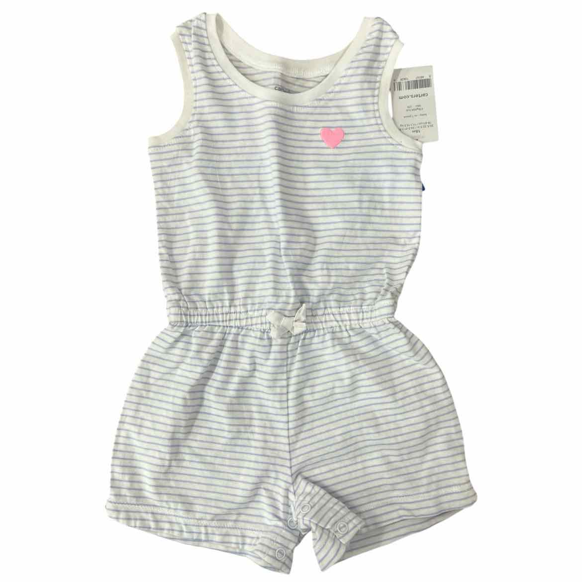 Carters (C) Stripe Infant Size 18 MO Girl's CasualRomper