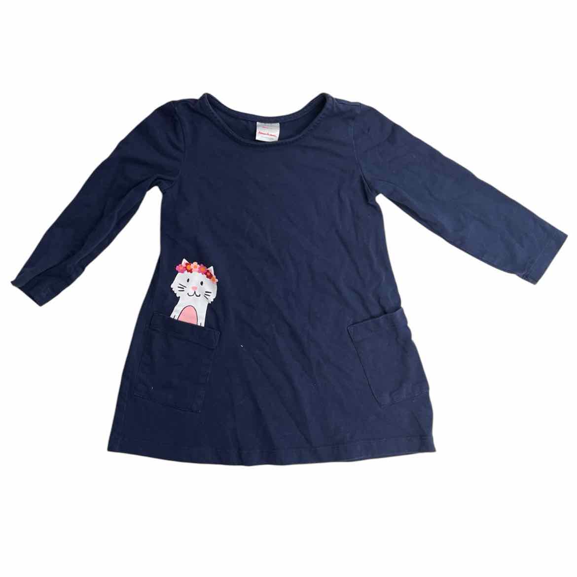 Hanna Andersson (A) Navy Toddler Size 3 Girl's CasualDress