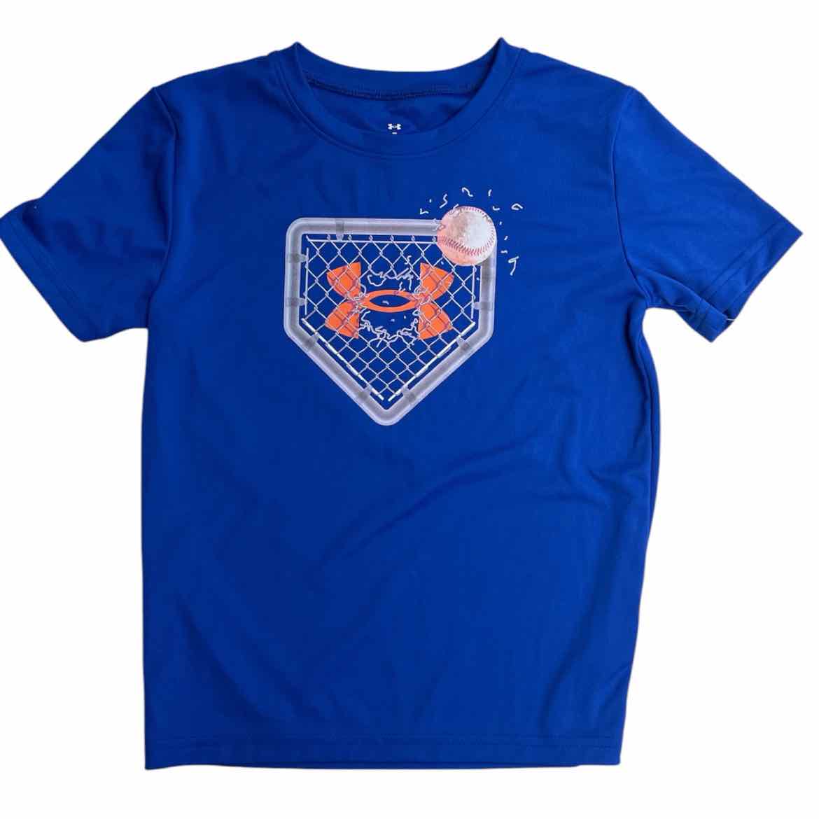 Under Armour (B) Blue Youth Size 7 Boy's AthleticTopSS
