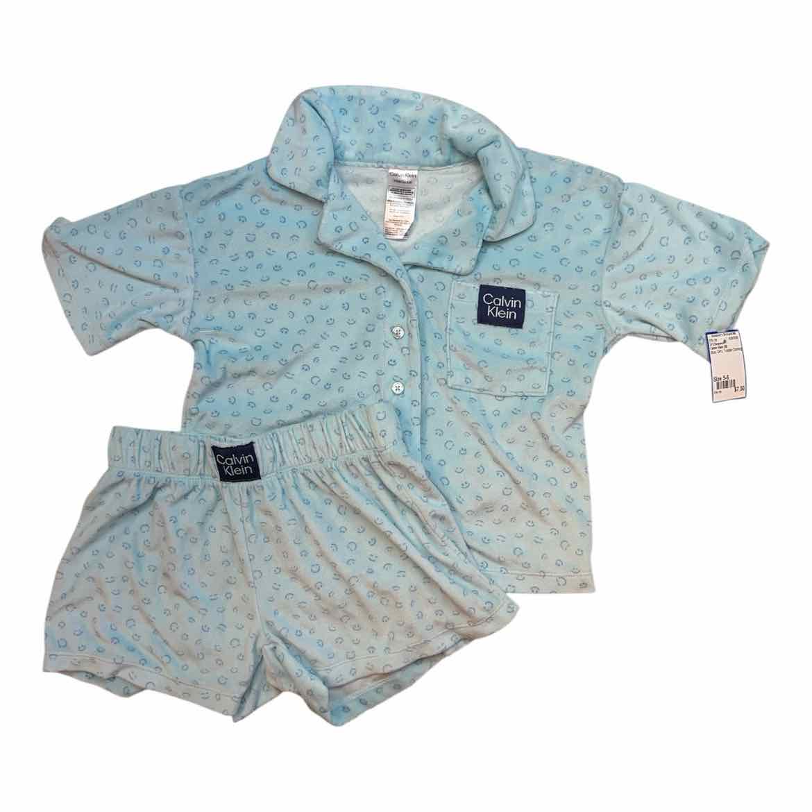 Calvin Klein (B) Blue Toddler Size 5-6 Girl's 2PCSleepwear